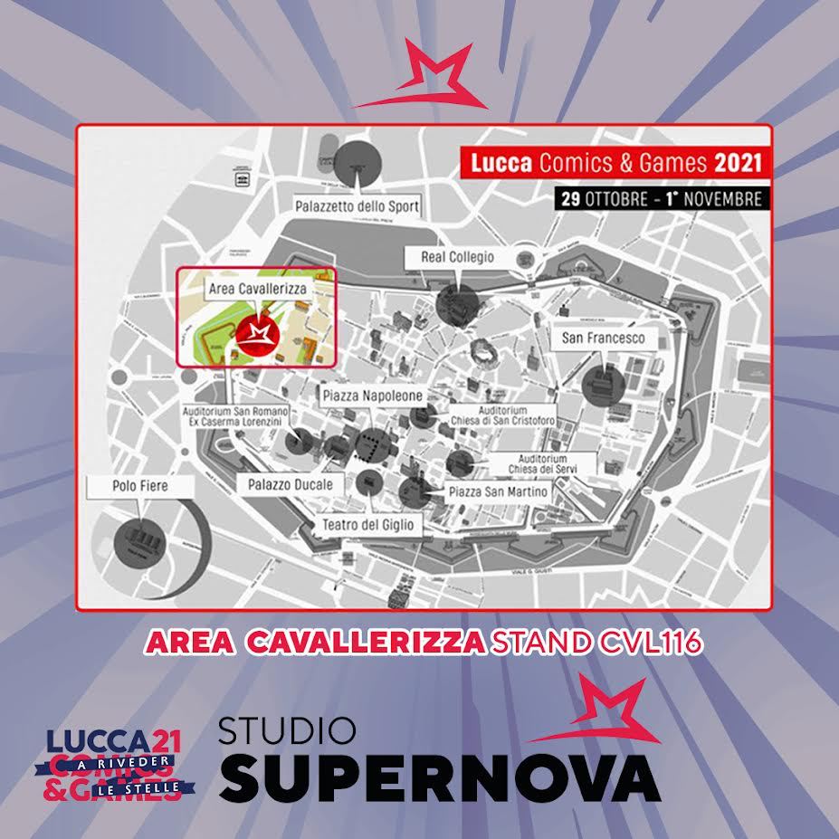 Studio Supernova: le novità per Lucca Comics & Games 2021